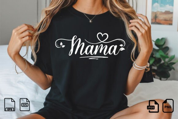 Download Mama SVG Typography Design - Typography design Collection