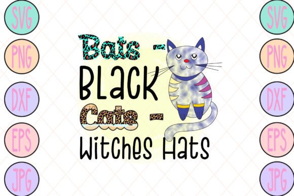 Download Bats – Black Cats – Witches Hats - Witches hats Collection