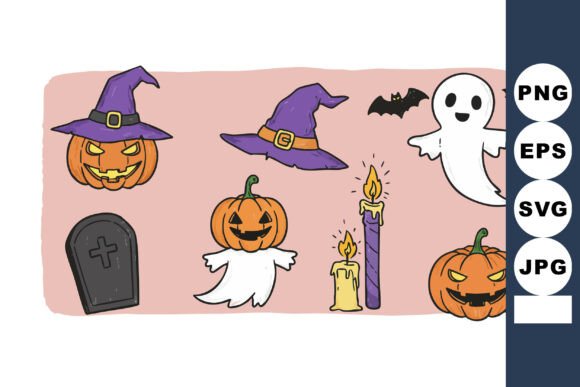 Download Halloween Pumpkins Witches Hats Ghost Ba - Witches hats Collection