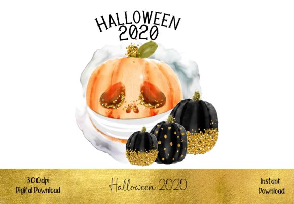 Download Halloween 2020 Pumpkins with Mask - Premium Resources