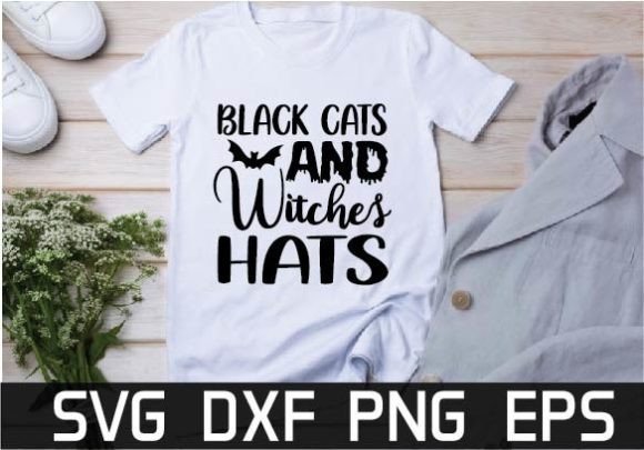 Download Black Cats Witches Hats   SVG DESIGN - Witches hats Collection