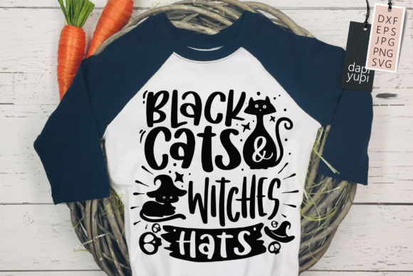 Download Black Cats Witches Hats SVG - Witches hats Collection
