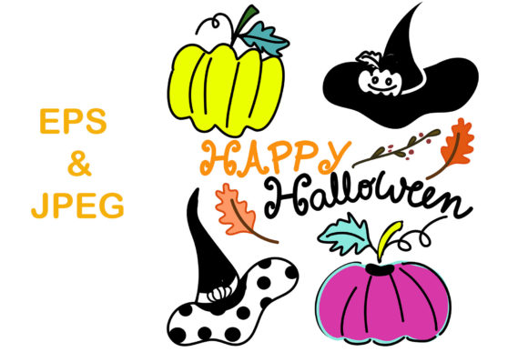 Download Halloween Card Pumpkin and Witches Hats - Witches hats Collection