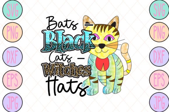 Download Bats – Black Cats – Witches Hats - Witches hats Collection