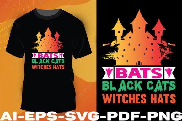 Download Bats Black Cats Witches Hats - Witches hats Collection